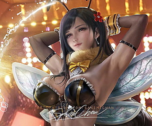Honey Bee Tifa NSFW+SFW pack
