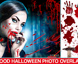 Blood overlay Photoshop png