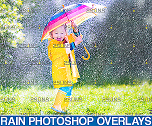Rain overlay & Photoshop overlay: Water overlays