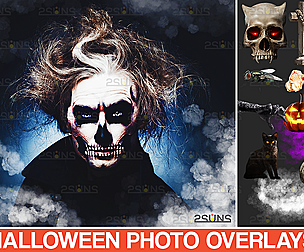 Halloween overlay & Photoshop overlay: Fog overlay
