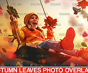 Leaf overlay photoshop & Autumn leaves