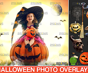 Halloween overlay &  Witch clipart, Smoke