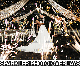 Sparkler overlay & Photoshop overlay