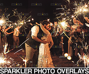 Sparkler overlay & Photoshop overlay