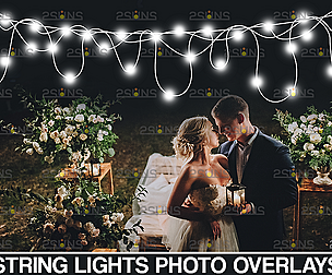 String light overlay & Sparkler overlays
