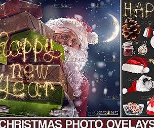 Christmas overlay & Sparkler overlay