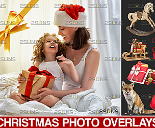 Christmas overlay & Snow overlay