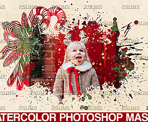 Watercolor overlay & Photoshop overlay