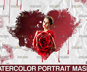 Watercolor overlay & Photoshop overlay