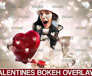Valentine day overlay & Photoshop overlay
