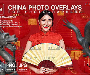 Chinese New Year photoshop elements, China digital