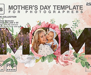 Mothers day cards & Mothers day overlay
