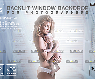 Curtain backdrop & Maternity digital photography