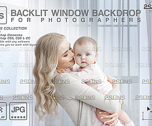 Curtain backdrop & Maternity digital photography