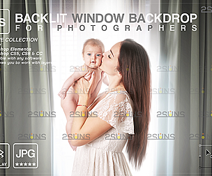 Curtain backdrop & Maternity digital photography