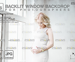 Curtain backdrop & Maternity digital photography