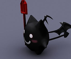 funny devil black cartoon