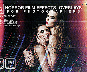 Horror effects, Film Grain Textures