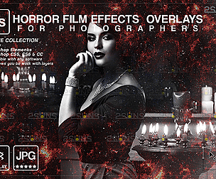 Horror effects, Film Grain Textures