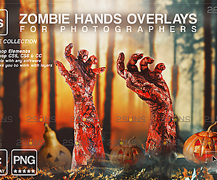 Halloween photo overlays & Halloween clipart