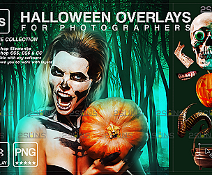 Halloween overlay & Photoshop overlay