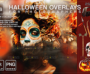 Halloween overlay Halloween clipart, Skull png