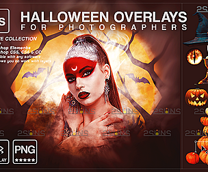 Halloween overlay & Halloween photoshop overlay