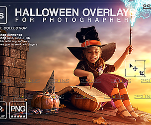 Halloween overlay & Halloween digital