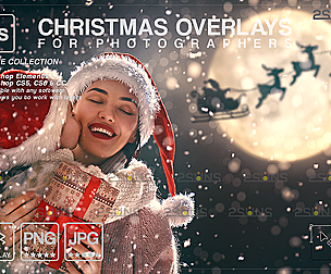 Christmas overlay & Sparkler overlay