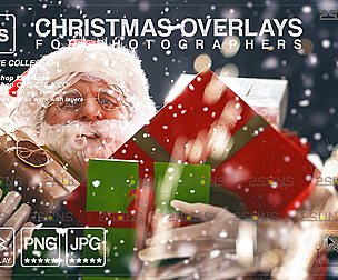 Sparkler overlay & Christmas overlay