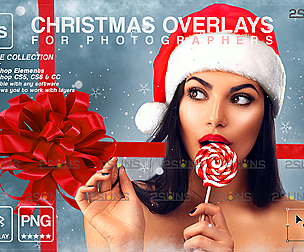 Sparkler overlay & Christmas overlay