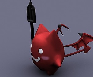 funny devil red cartoon