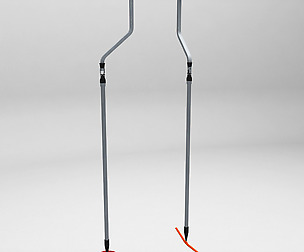 Ski lift rod
