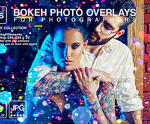 Holographic overlay & Rainbow light overlay