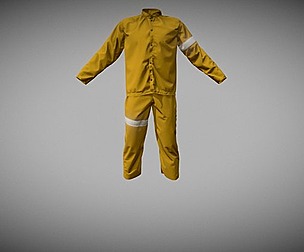 PRISON ROBE PANTS AND SHIRT