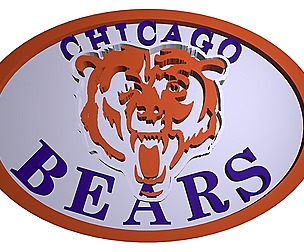 Chicago Bears oval