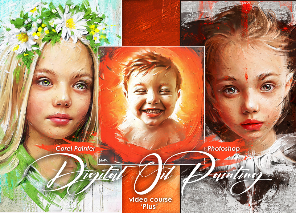 Digital Oil Painting video course "Plus"