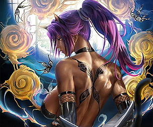 Yoruichi Back View