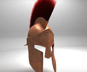 Spartan Helmet HairFur