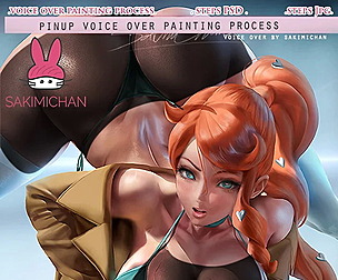 Jacko Pinup voice over painting process