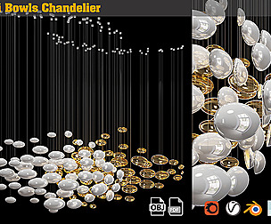 Sans Souci Bowls Chandelier