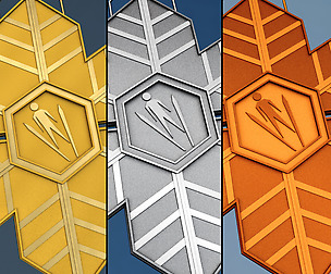 Sport winter medal pack