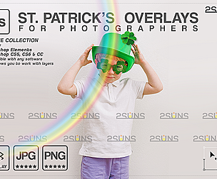 Saint Patricks Day & Photoshop overlay