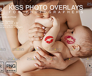 Kiss Overlays & Photoshop Overlay