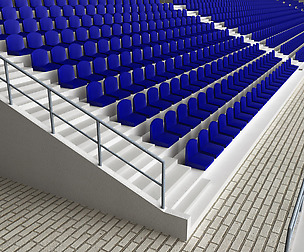 Stadium Concrete Seating Tribune
