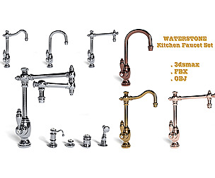 WATERSTONE KITCHEN FAUCET SET