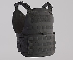 Tactical Bullet Proof Vest - PBR Game Ready