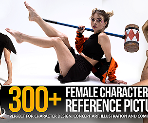 300+ Female Character Pose Reference Pictures