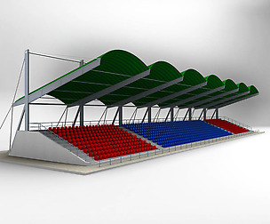 Stadium Seating Tribune Canopy