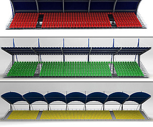 Stadium Seating Tribune Canopy Pack